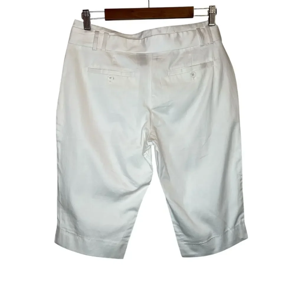 THE LIMITED Cassidy Fit Shorts in White Women's Size 6